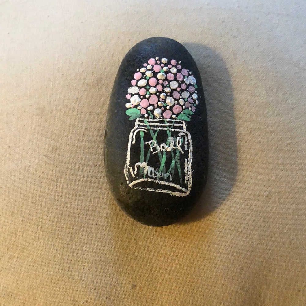 Hand painted garden decor